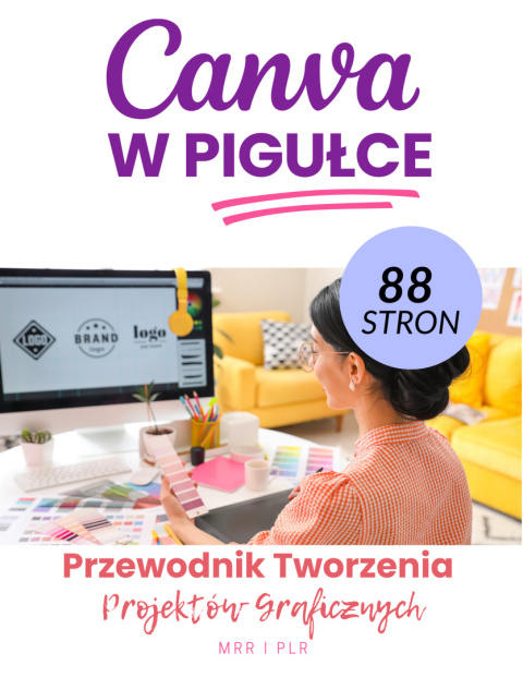 CANVA w Pigułce – Przewodnik Tworzenia Projektów Graficznych E-book (MRR i PLR)