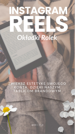 Instagram Reels Edytowalne Okładki Rolek (MRR i PLR)