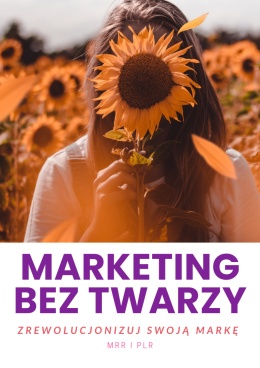 Marketing Bez Twarzy E-book (MRR i PLR)